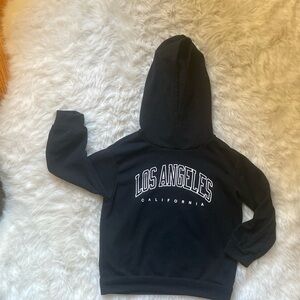 Los Angeles California Hoodie. Black 12mo to toddler 2T size.  LA sweatshirt